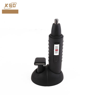 Trimmer eléctrico de pelo para nariz y barba compacto 2 en 1 con batería de soporte