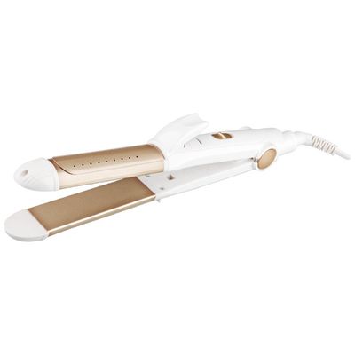 Conveniente placa de recubrimiento de cerámica Mini alisador de cabello portátil para cabello seco húmedo