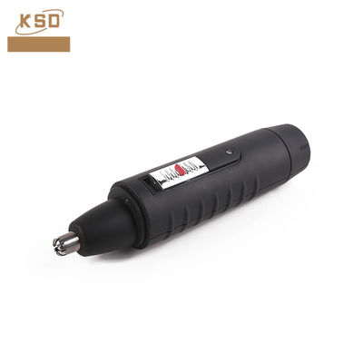 Trimmer eléctrico de pelo para nariz y barba compacto 2 en 1 con batería de soporte