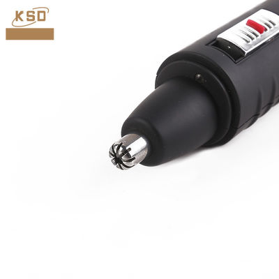 Trimmer eléctrico de pelo para nariz y barba compacto 2 en 1 con batería de soporte