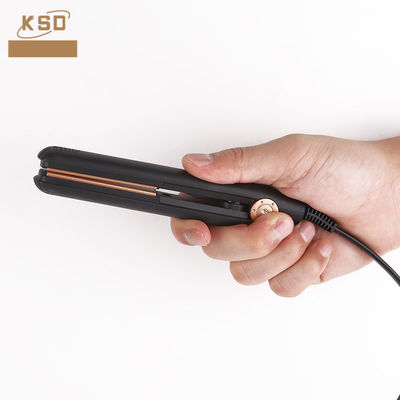 CE ROHS certificado 20W Mini alisador de cabello de hierro plano con cubierta de plástico